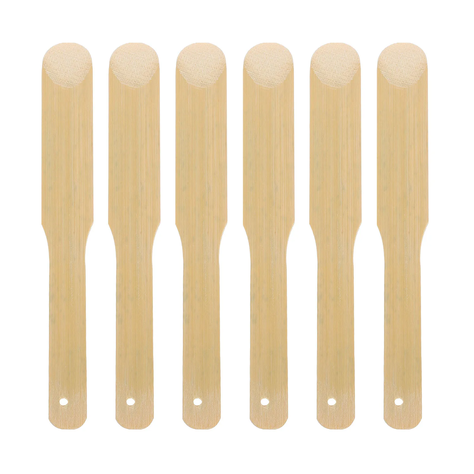 

6 pcs Bamboo Dumpling Filling Spoons Stainless Steel Pickling Scoops Wonton Stuffing Tools Kitchen Accessories