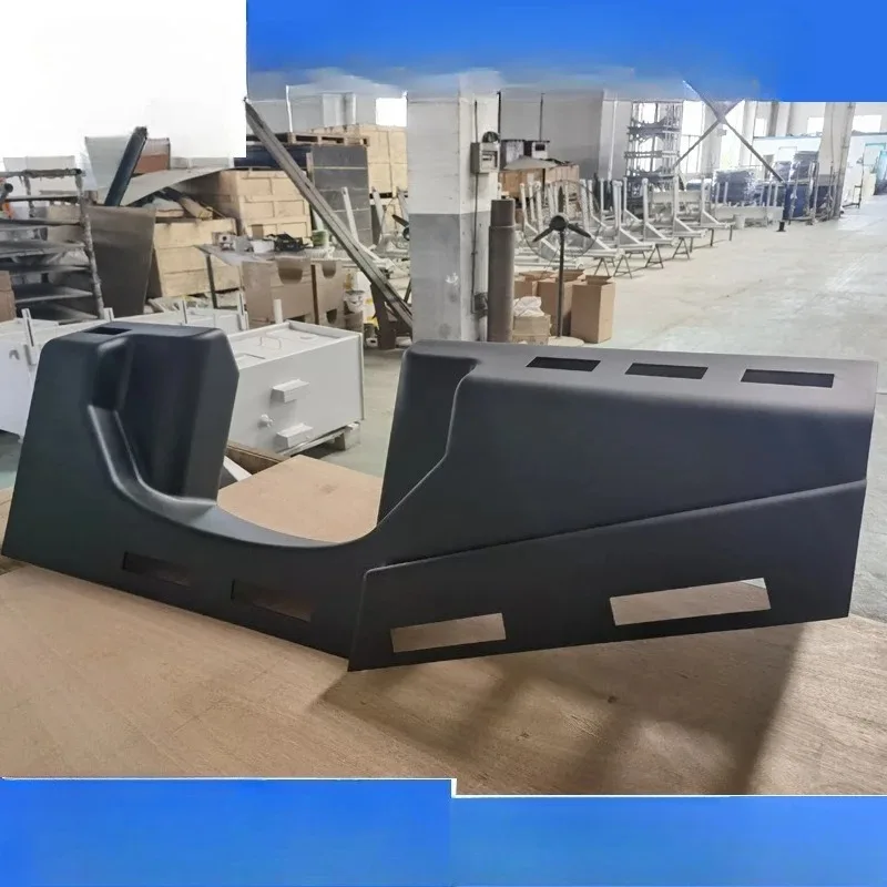 Modified vehicle side panels, custom vehicle panels, construction vehicle shrouds, guard panels, side panels