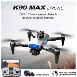 K90MAX/K10 Drone 5G WiFi FPV 4K HD Dual Camera 360° Laser Obstacle Avoidance Brushless Motor GPS Return RC Quadcopter Drone Toys