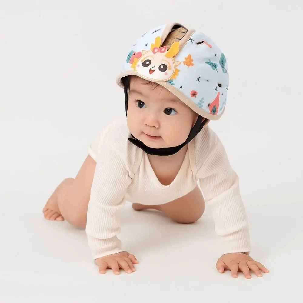 

Breathable Toddler Safety Helmet Adjustable Anti-Fall Baby Safety Hat Anti-Collision 360-Degree Protection Infant Bumper Cap