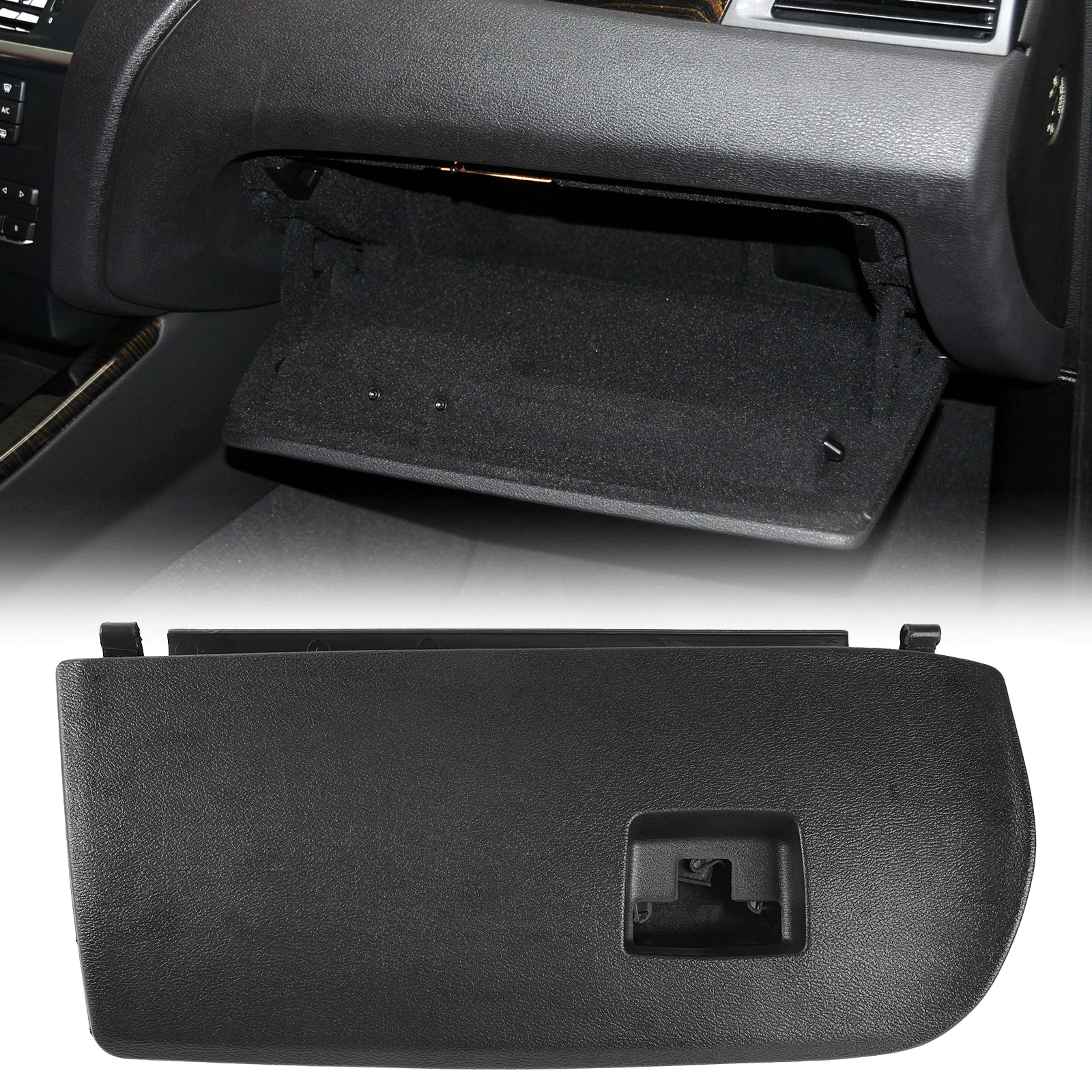 

LHD Front Right Car Interior Smooth Opening Dash Glove Box Door Lid Cover Black Fits For BMW X3 X4 F25 F26 2011-2018 51166839000
