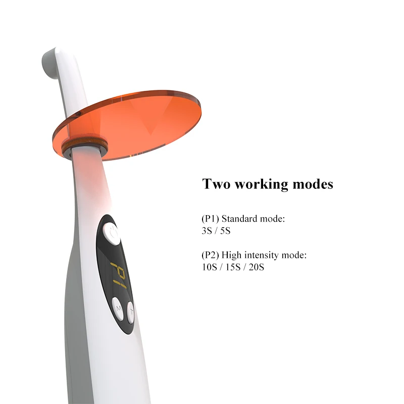 Dental Curing Light Dental Photopolymerize Cordless LED 3S Resin Cure Lamp Orthodontics Dentistry Polymerize 2200mW/c㎡