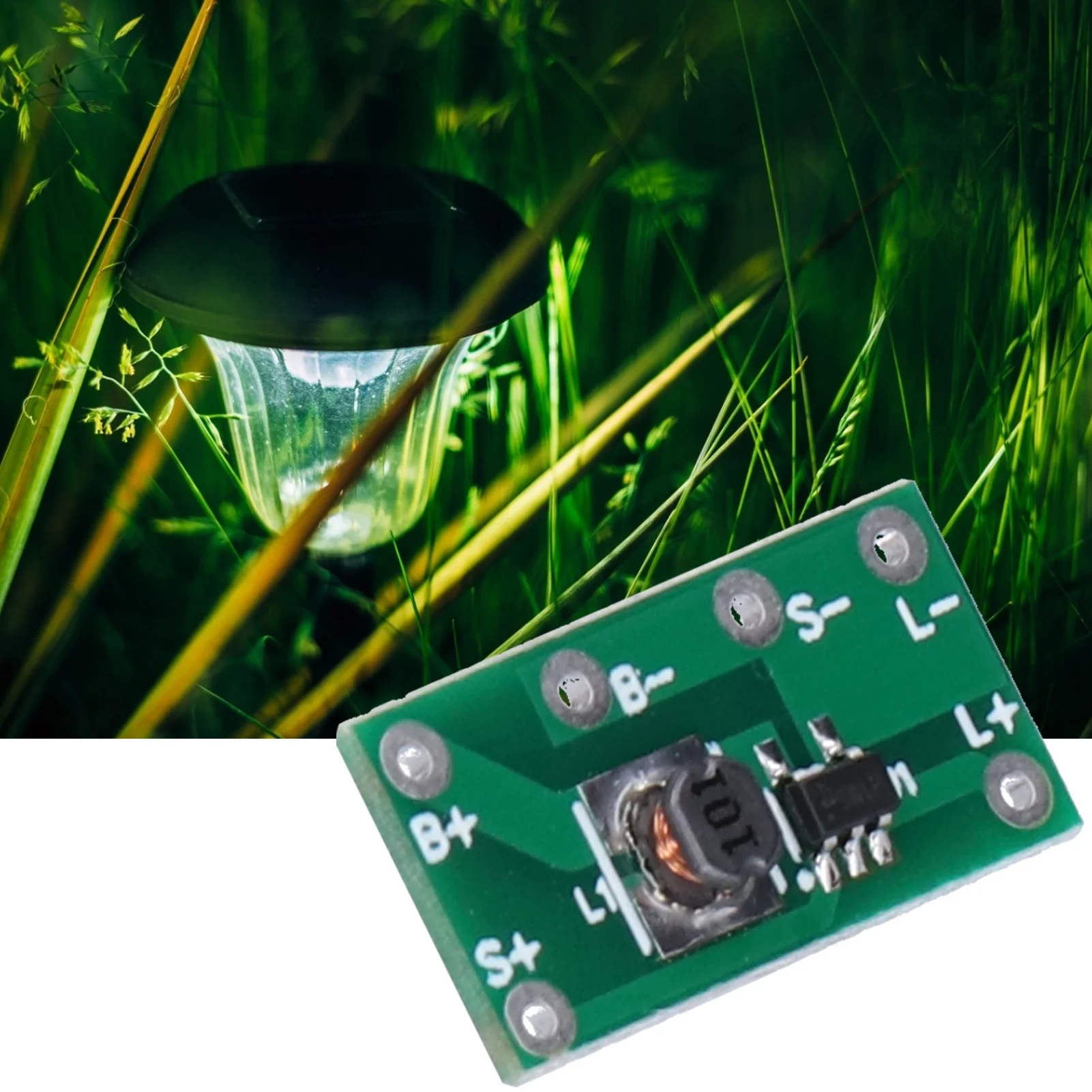 10pcs Solar Lamp Circuit Board Solar Charge Controller Board Module for Road Stud Light