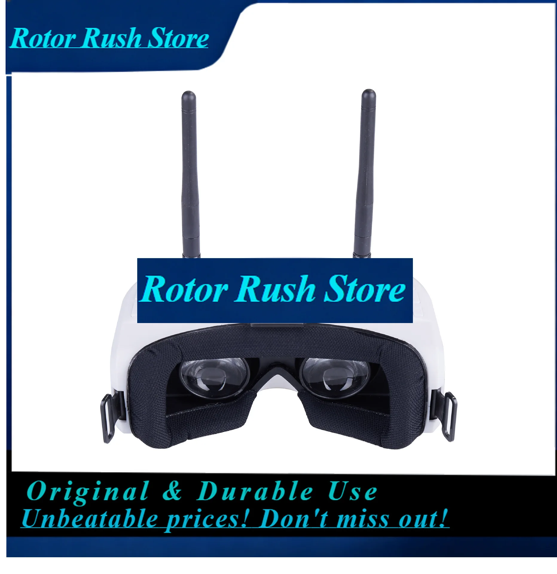 RoRuSFPV Goggles With 48CH Video Recording Dual Receiver Beginner Level For Drone Racing