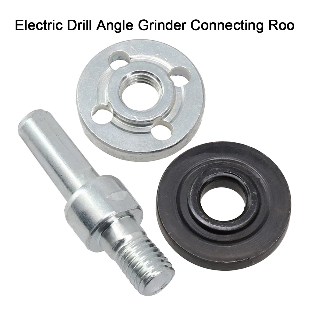 3Pcs/set Electric Drill To Angle Grinder Connecting Rod Adapter 10mm Flange Nut Pressure Plate Interface Connector Screw Parts