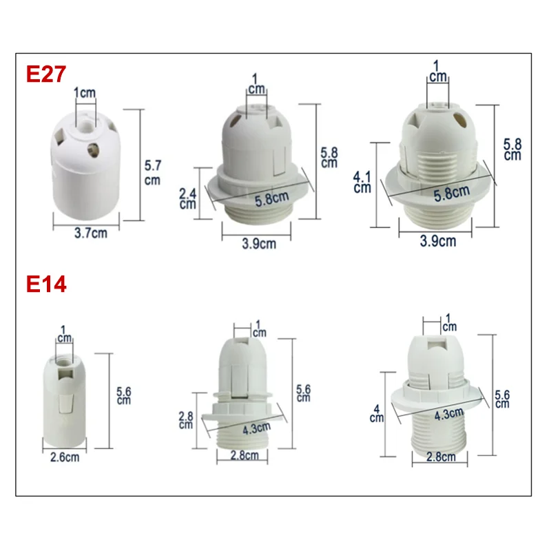 AC Lampholder E14 E27 M10 socket led Light Bulb Lamp base head power Holder electric Pendant Socket Screw Lamp shade Converter