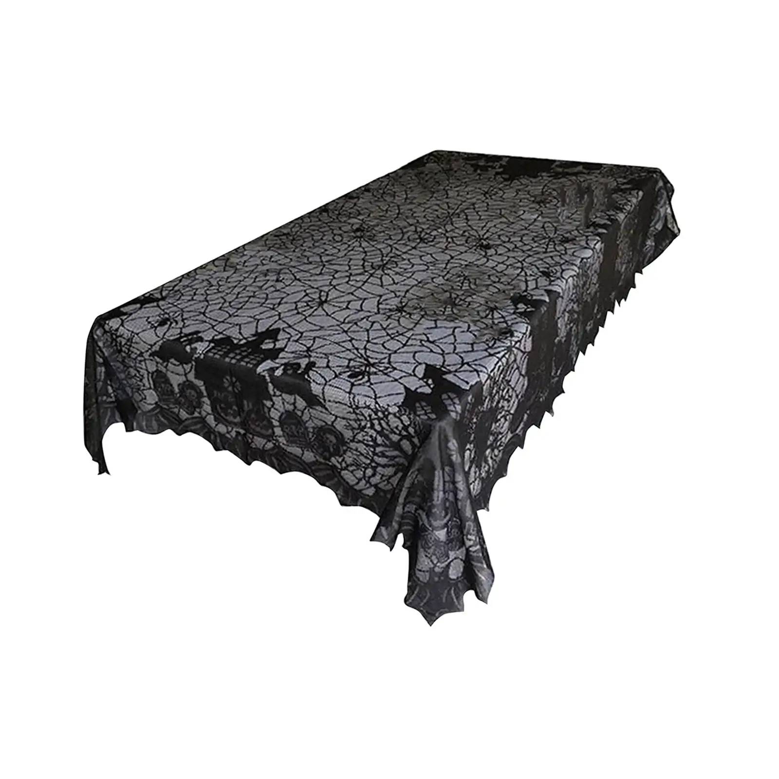 Halloween Table Cloth Lace Centerpiece Spider Web Halloween Table Decoration for Festival Bedroom Party Scary Movie Night Shop