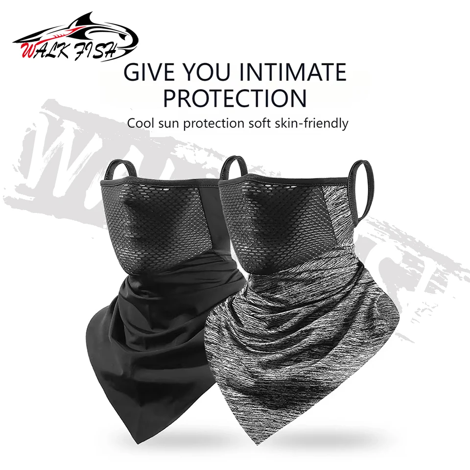 WALK FISH Máscara de pesca UV transpirable con protección solar
