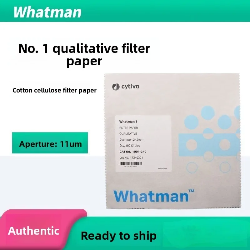 Whatman Grade 1 Qualitative Filter Paper 1001‑185‑917, 11μm Medium‑Flow Circular Lab Filter Paper