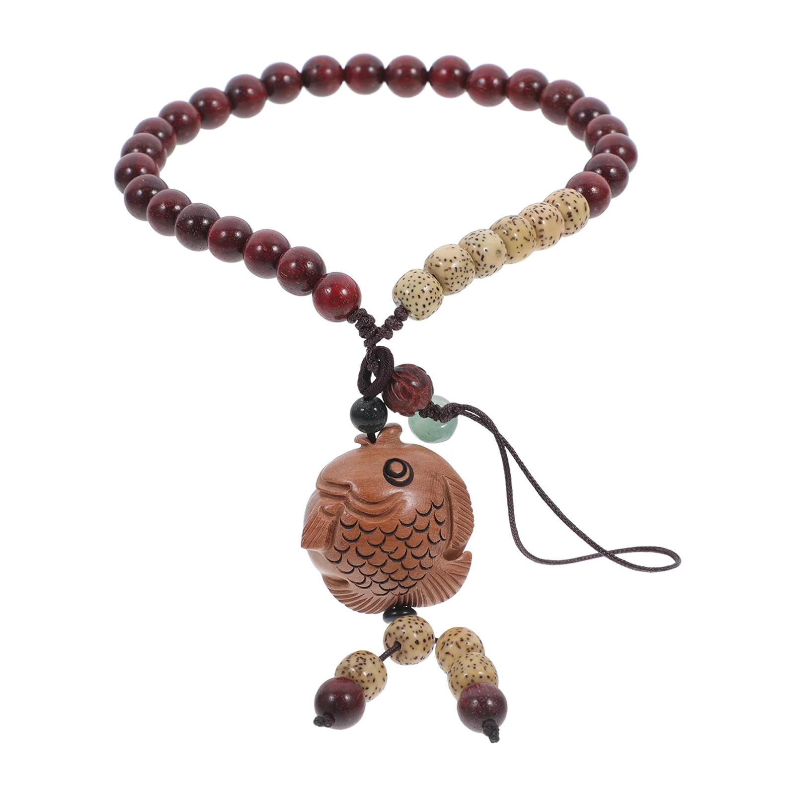 

s Mobile Phone Chain Black Sandalwood Bodhi Wrist Lanyard Strap for Camera USB Drive Keychain Prevent Loss for Travel