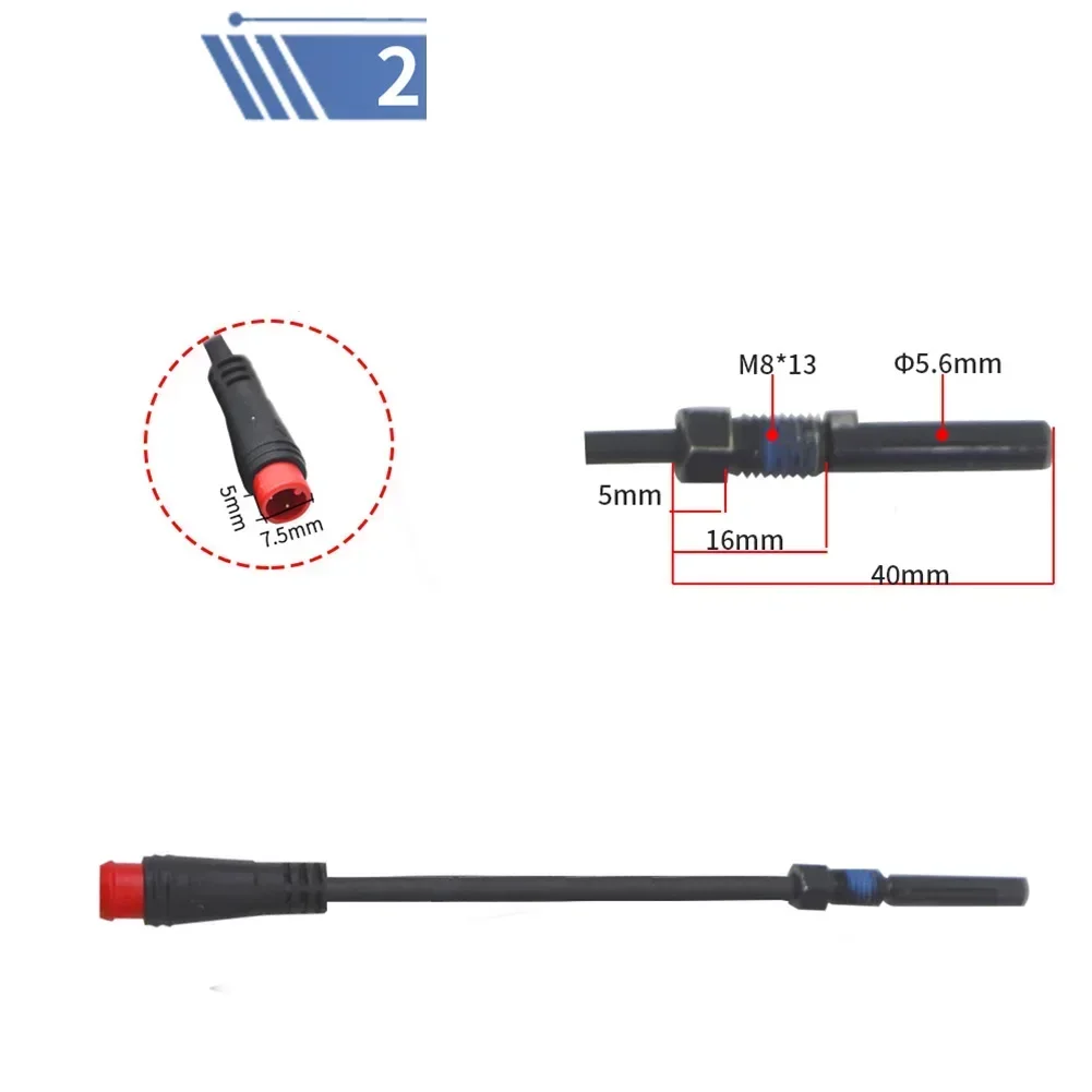 Electric Bike Magnetic Brake Sensor For Ebike Cut Off Power Brake System 2 3 Pin Plug Power Sensor Line Electric Bicycle Parts