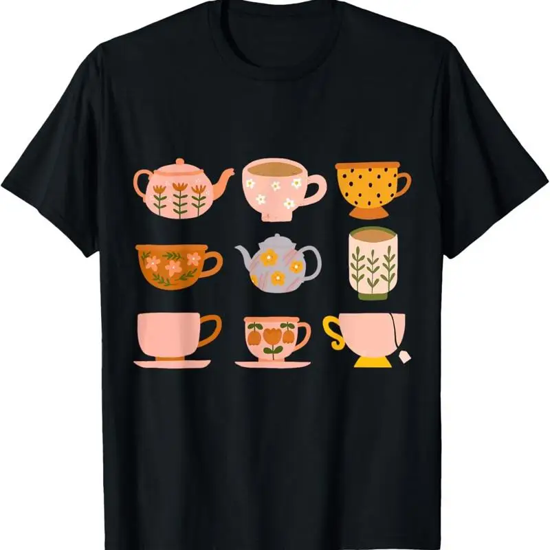 Tea Cups and Teapot T Shirt