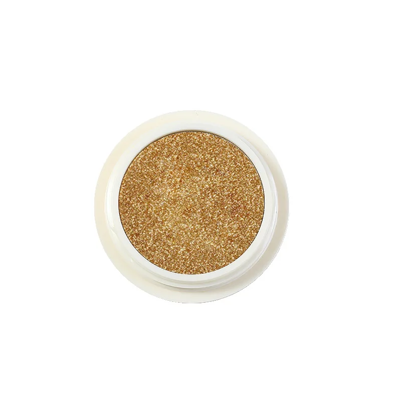 Geel Aurora nagelpoeder chroom pigmenten metallic wrijven stof maanlichteffect nagelkunst decoratie