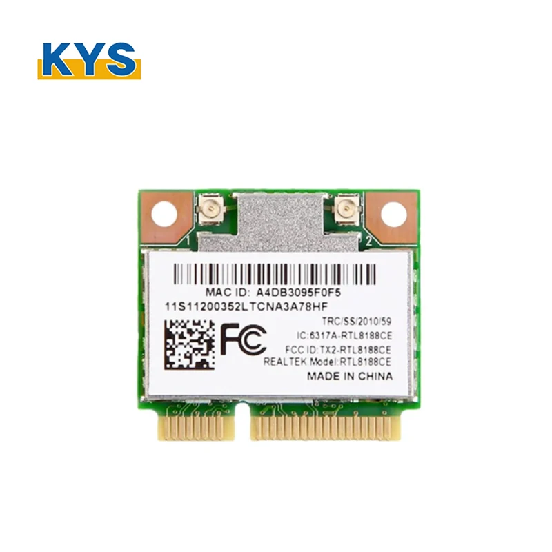 Rtl8188ce Wireless Wlan Wifi Card Acer Asus Toshiba 150mbps Half Mini Pci-e Pcie For Laptop Network Modem 802.11bgn