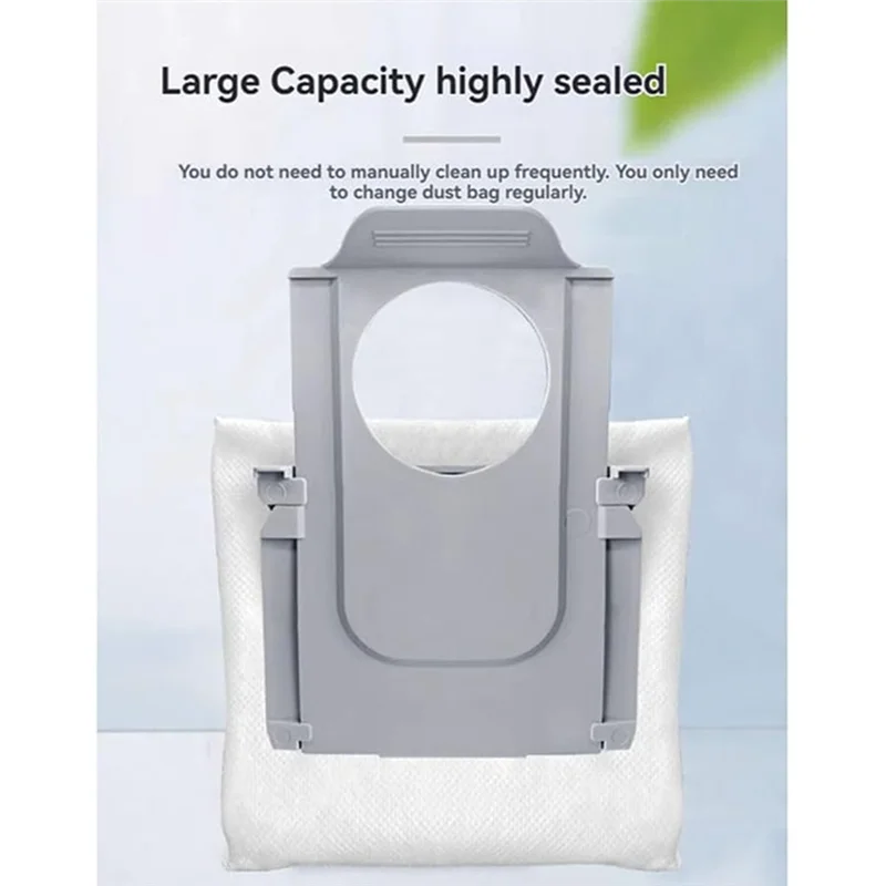 6 قطعة كيس لجميع الغبار ل Roborock S8 Max Ultra/S8 Maxv Ultra/S9 Maxv Slim/S9 Maxv Ultra/Saros 10/Saros 10R/Saros Z70 قطع الغيار-A77G