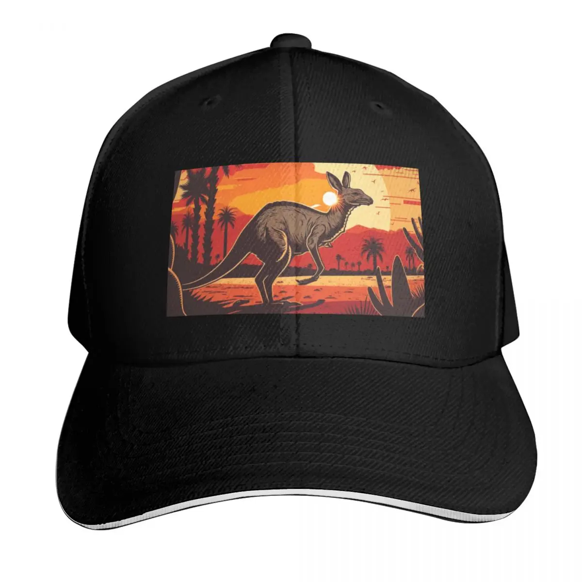 Australia retro kangaroo Baseball Cap Vintage Retro Embroidered Lightweight Packable Gift for Him Her