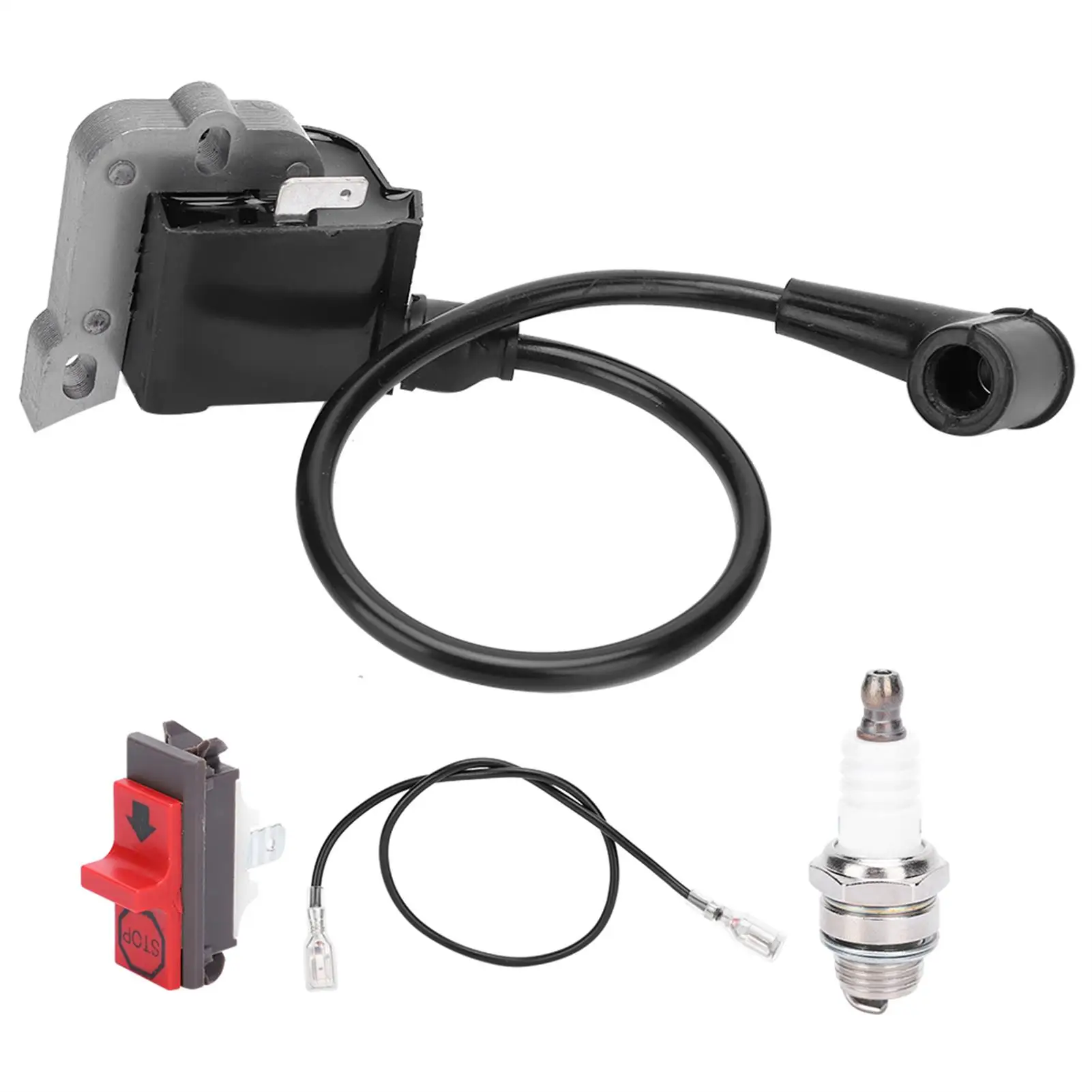 High-Performance Ignition Coil Kit - Silicon Steel + ABS Replacement Accessory for 61 Models