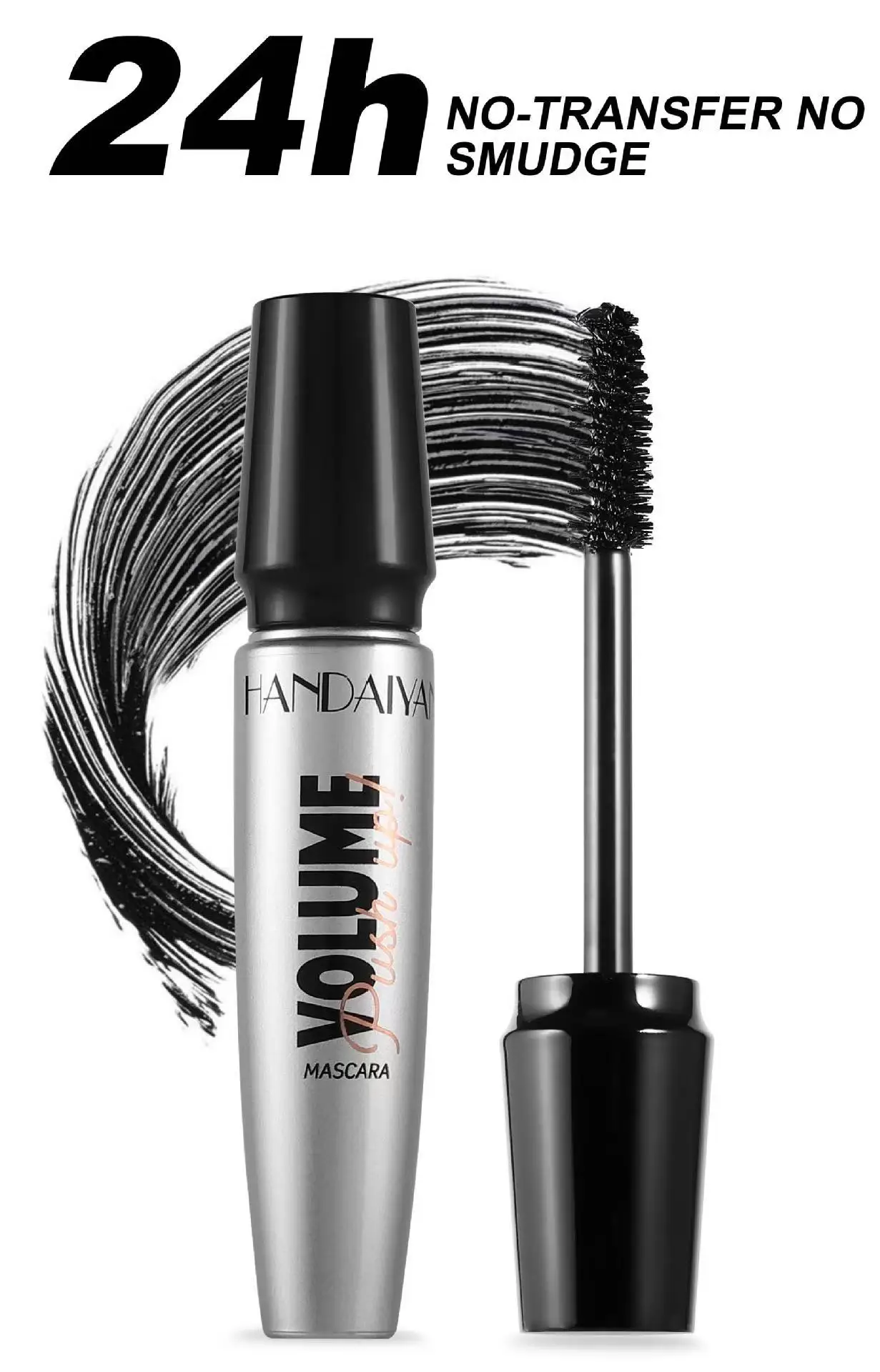 Waterproof mascara that doesn't smudge, lengthens, thickens, and curls lashes: Handaiyan setting mascara