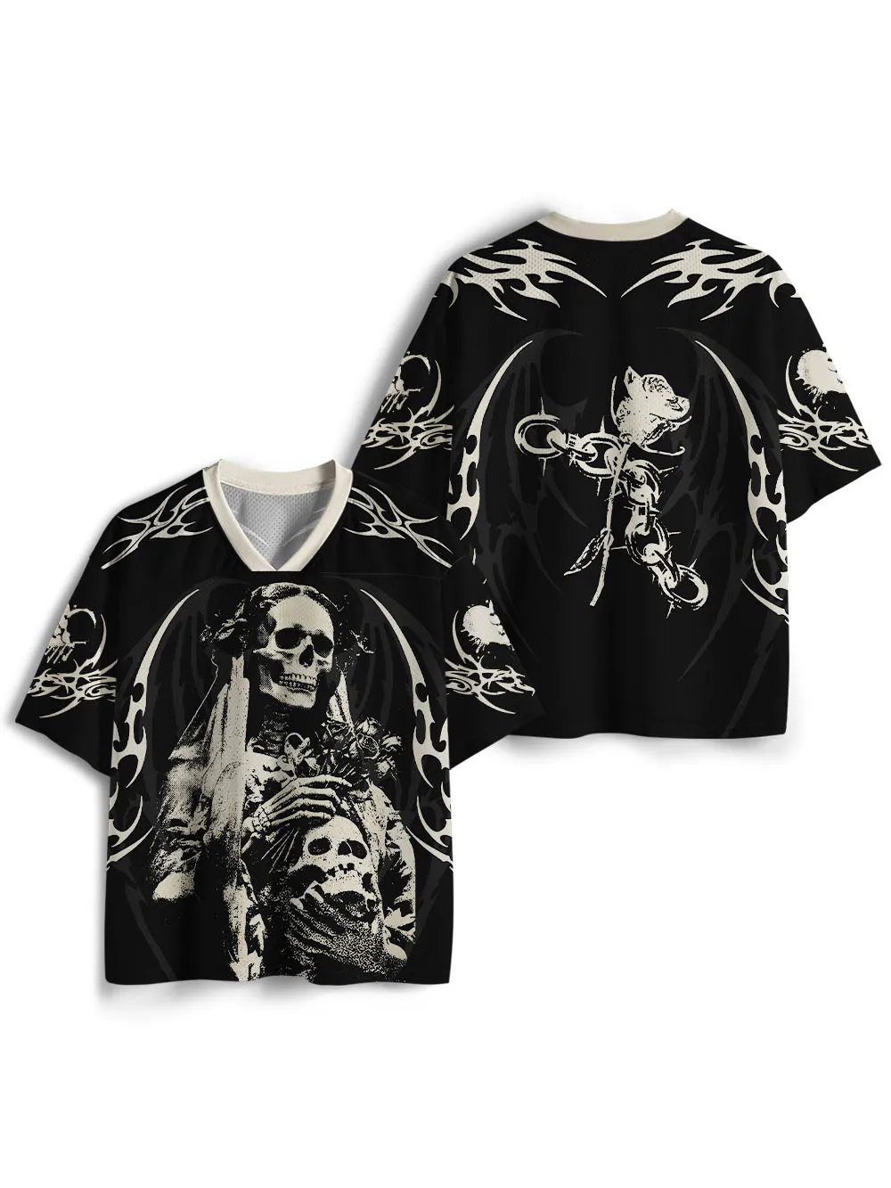 Men's and Women's American Retro Skull Graffiti Jerseys,Children's Adult Family Multi Style Dark Figure 3D Printed Short Sleeved
