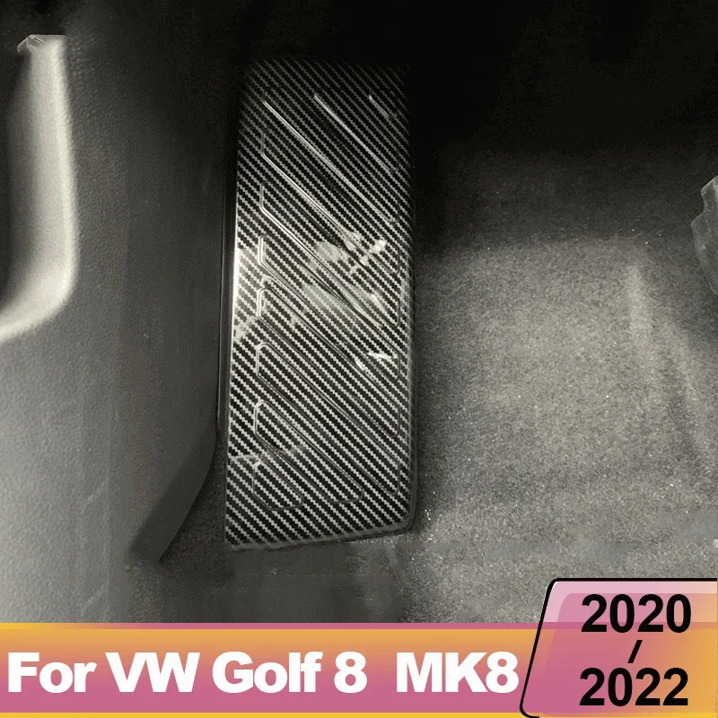 Stainless Steel Car Foot Rest Pedal Cover Footrest Pedal Non-slip Pad For Volkswagen VW Golf 8 MK8 2020-2022 2023 Accessories