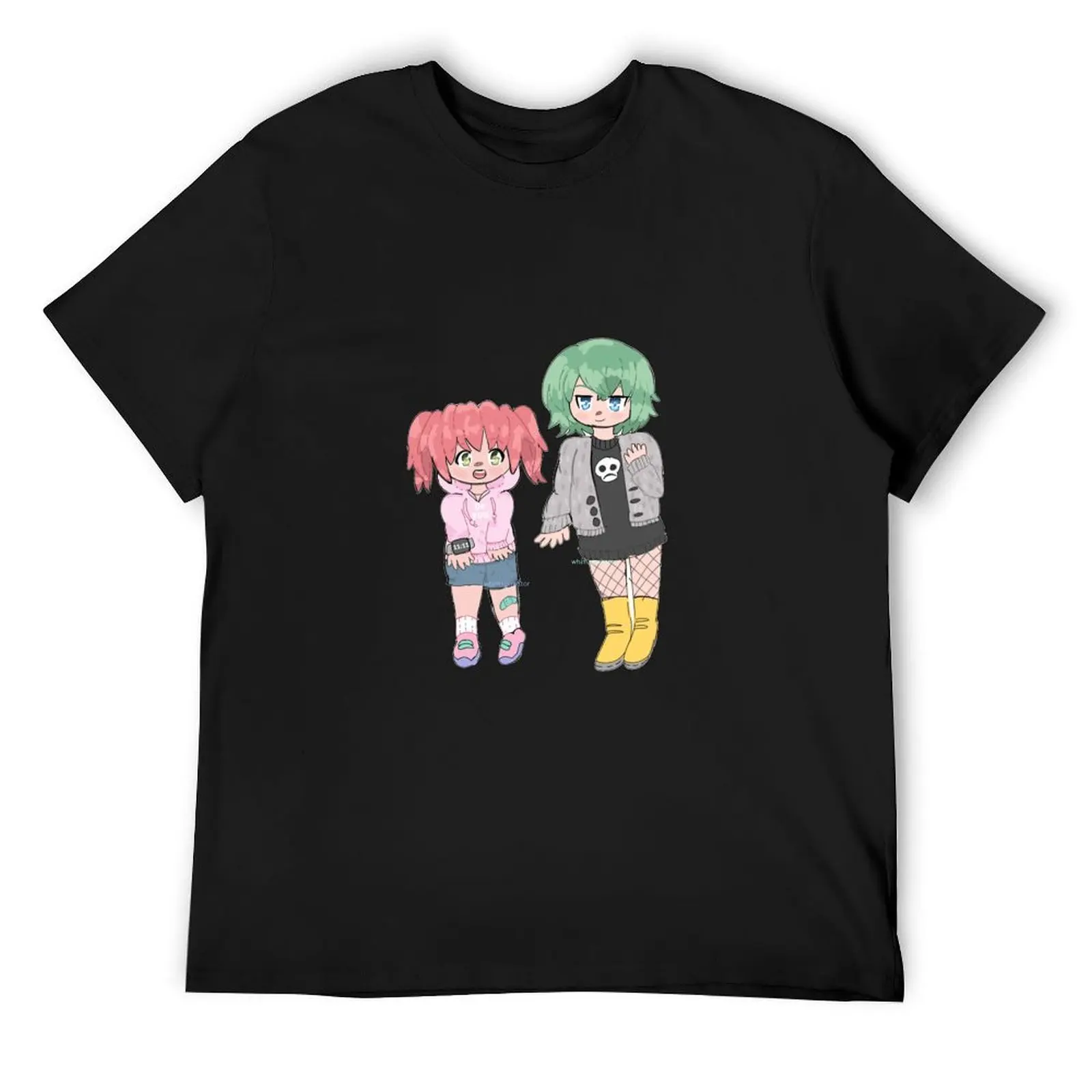 Lucky Star- Yutaka and Minami T-Shirt shirts graphic plus sizes sports fans anime tshirt shirts men graphic