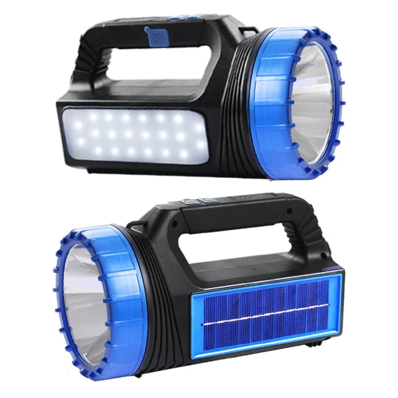 高輝度led懐中電灯、高出力、充電式、屋外用、携帯可能、緊急時用、パトロール用、防犯用、サーチライト。