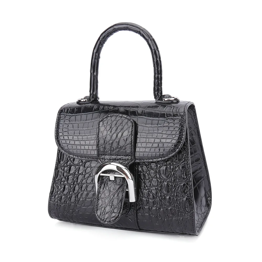 2023 New Designer Crocodile Skin Women Handbag Fashion Genuine Leather Lady Shoulder Bag High Grade Messenger Bag 50