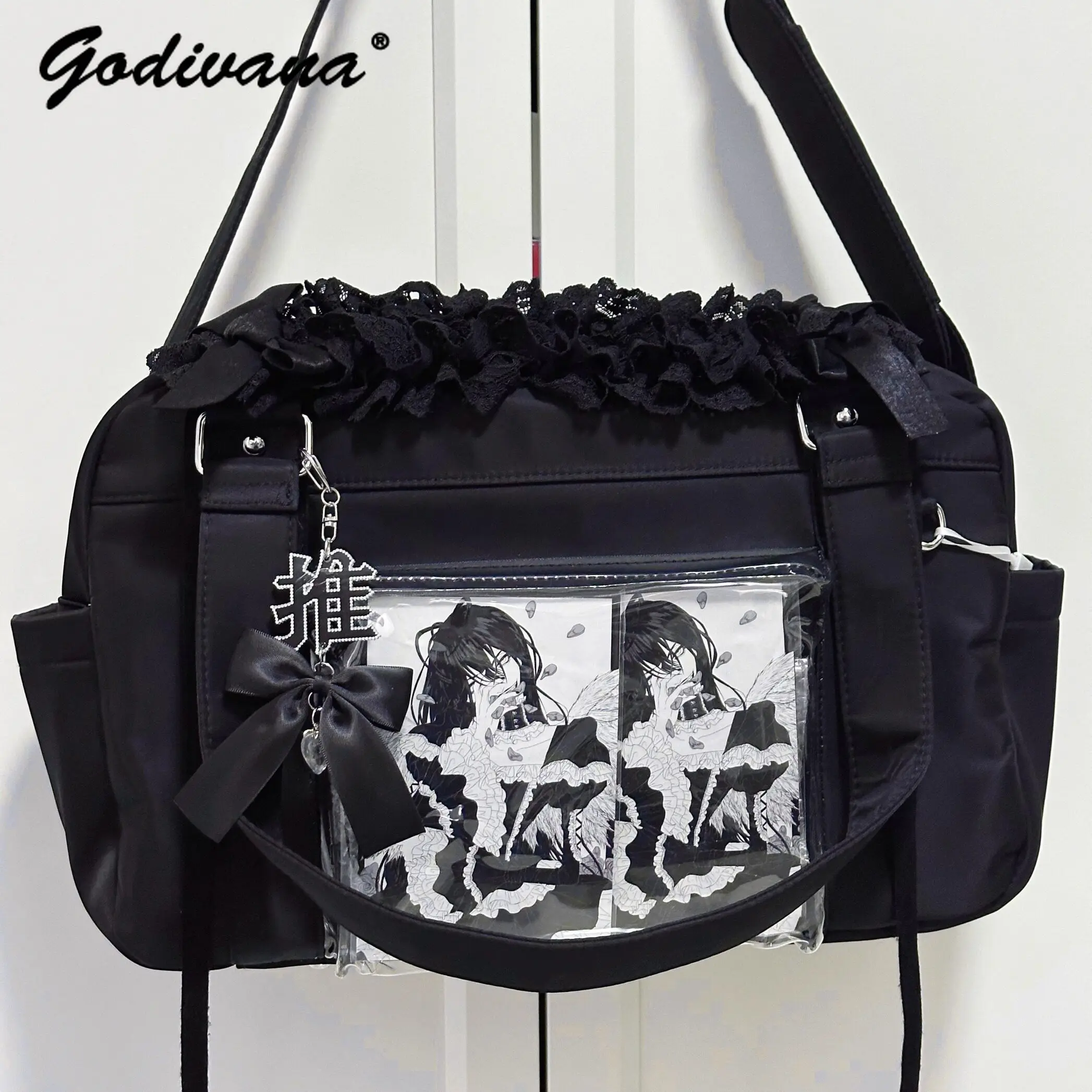 Uniform Pain Bag Stereo Pain Layer Students Large Capacity Hand-carry Crossbody Shoulder Bag Baby Doll Women's Casual Handbags