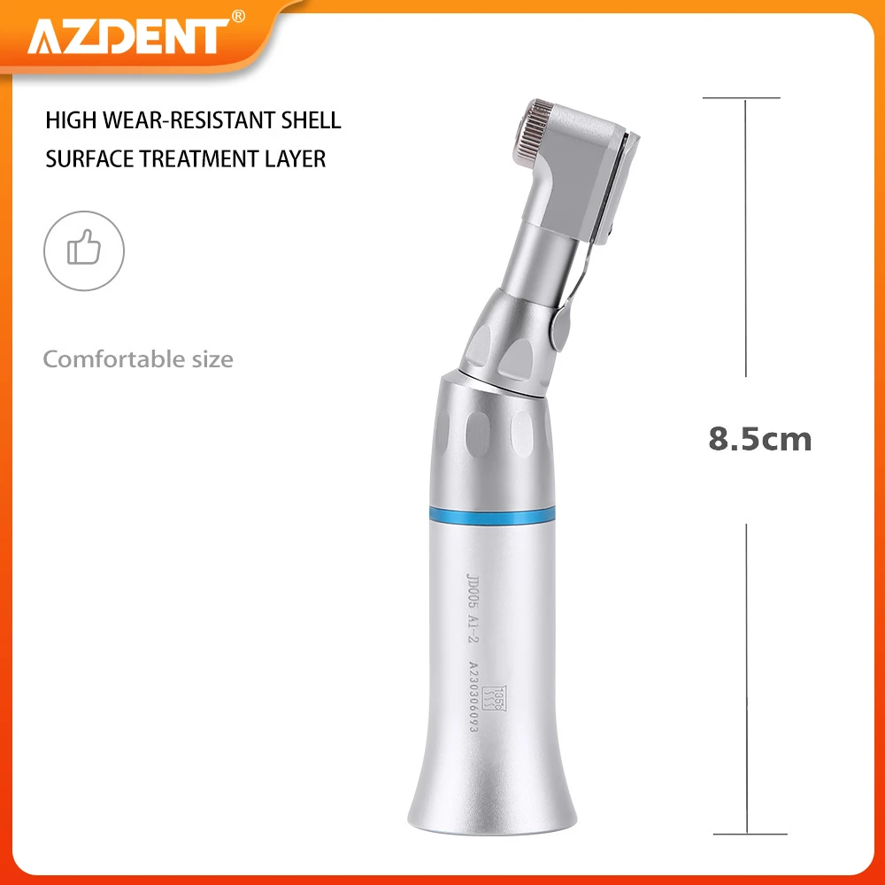 Dental Low Speed Handpiece AZDENT Contra Angle Latch Type fit E-type Air Motors Dentistrty Tool Instrument