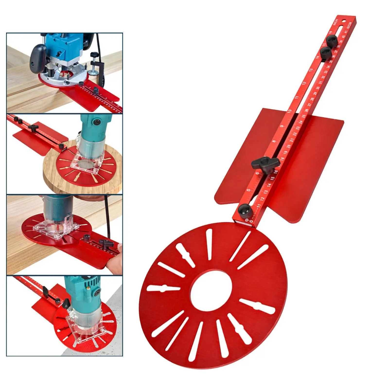 Electric Trimming Machine Woodworking Circle Cutter Jig Engraving Machine Stand Multifunction for Carpenter Carving Centers