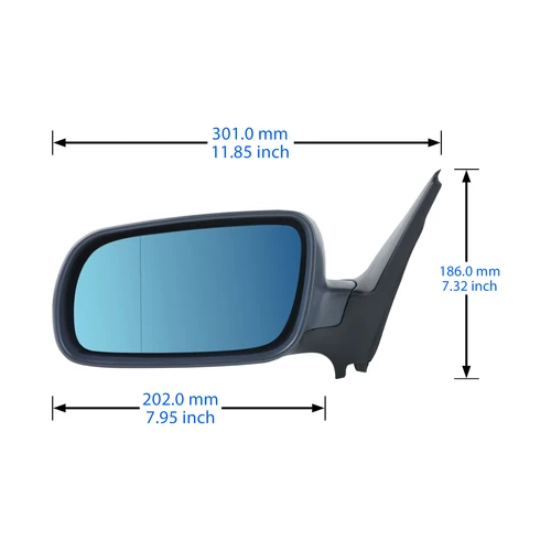 Imagen 2 del producto Para VW Golf Mk4 1997-2004 espejo retrovisor de puerta calefactable eléctrico imprimado lado izquierdo