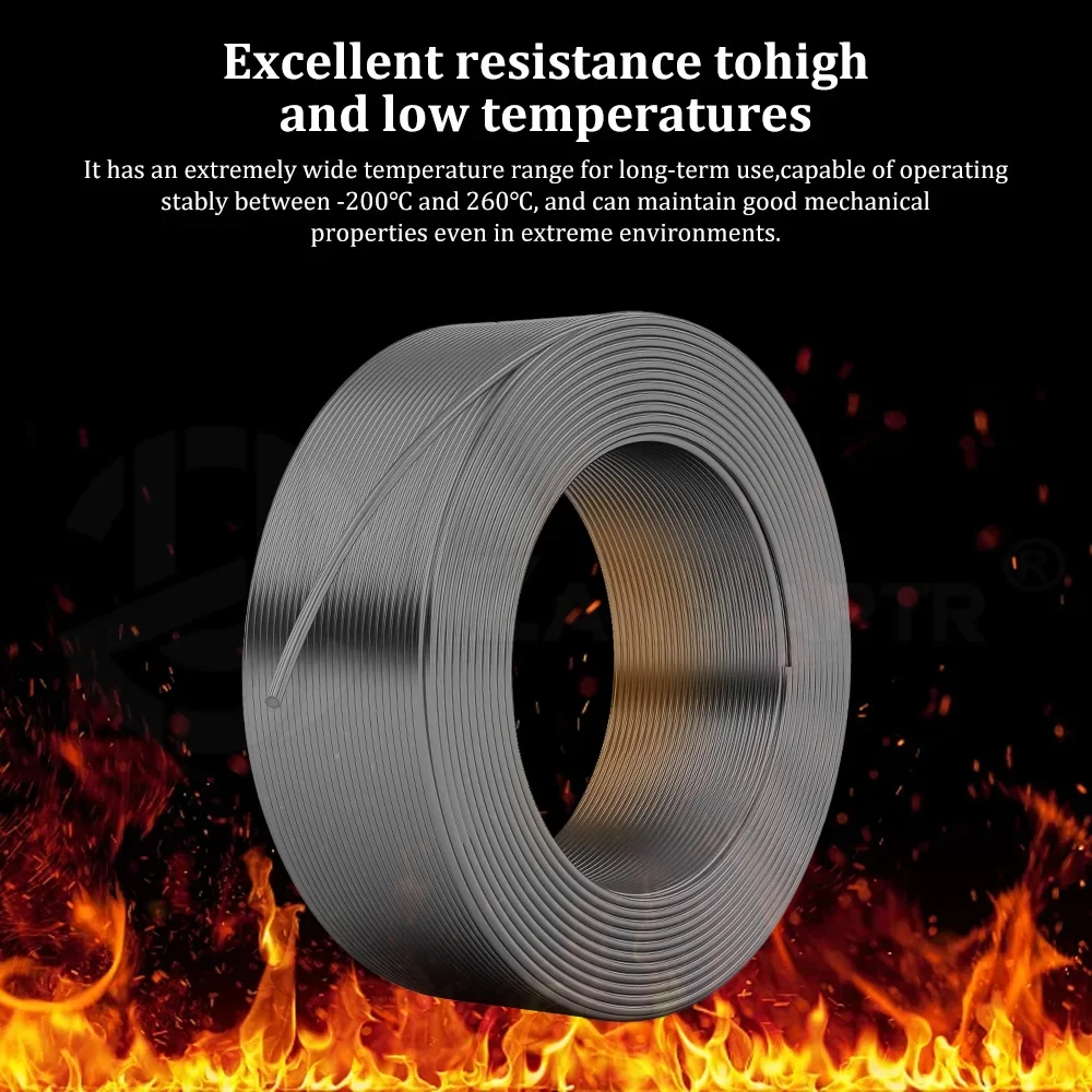 لملحقات الطابعة ثلاثية الأبعاد أنبوب PTFE على شكل نجمة 4M مقاومة منخفضة للغاية تدفق سلس مقاوم للحرارة لبامبولاب AMS Creality #3