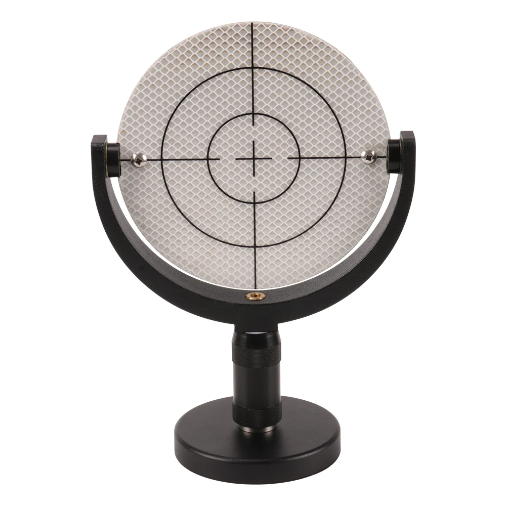 

Hot Sale ST002 Large Size Reflector Circular Tilting Terrestrial Scanning Target With Magnetic Mounts Base For Surveying