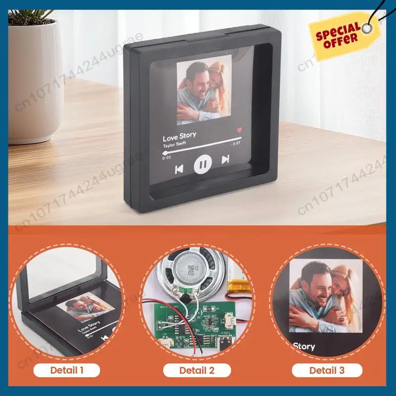 

-A15I 4X Music Fridge Sticker,Album Fridge Magnet Music Movement Can Play Songs And Can't Adjust Volume A