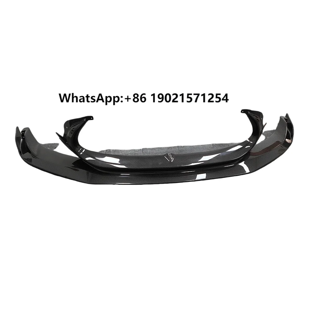 

Suitable for Maserati MC20 Retrofit Upgrade Dry Carbon Fiber Front Diffuser Body Kit