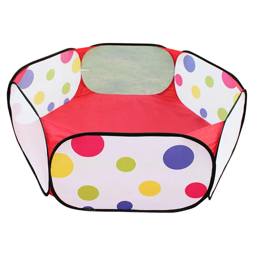 Tienda de juegos plegable, parque infantil portátil, piscina, vivero, parque infantil, juguete deportivo para niños pequeños, interior y exterior, 120CM/ 47'' #   Punto