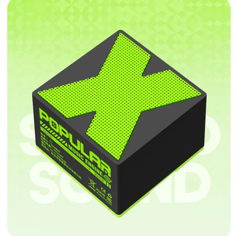 SOTAMIA TWS Altavoz Bluetooth inalámbrico Audio exterior Hifi música Mini altavoz portátil pequeño cañón de acero conectado en serie