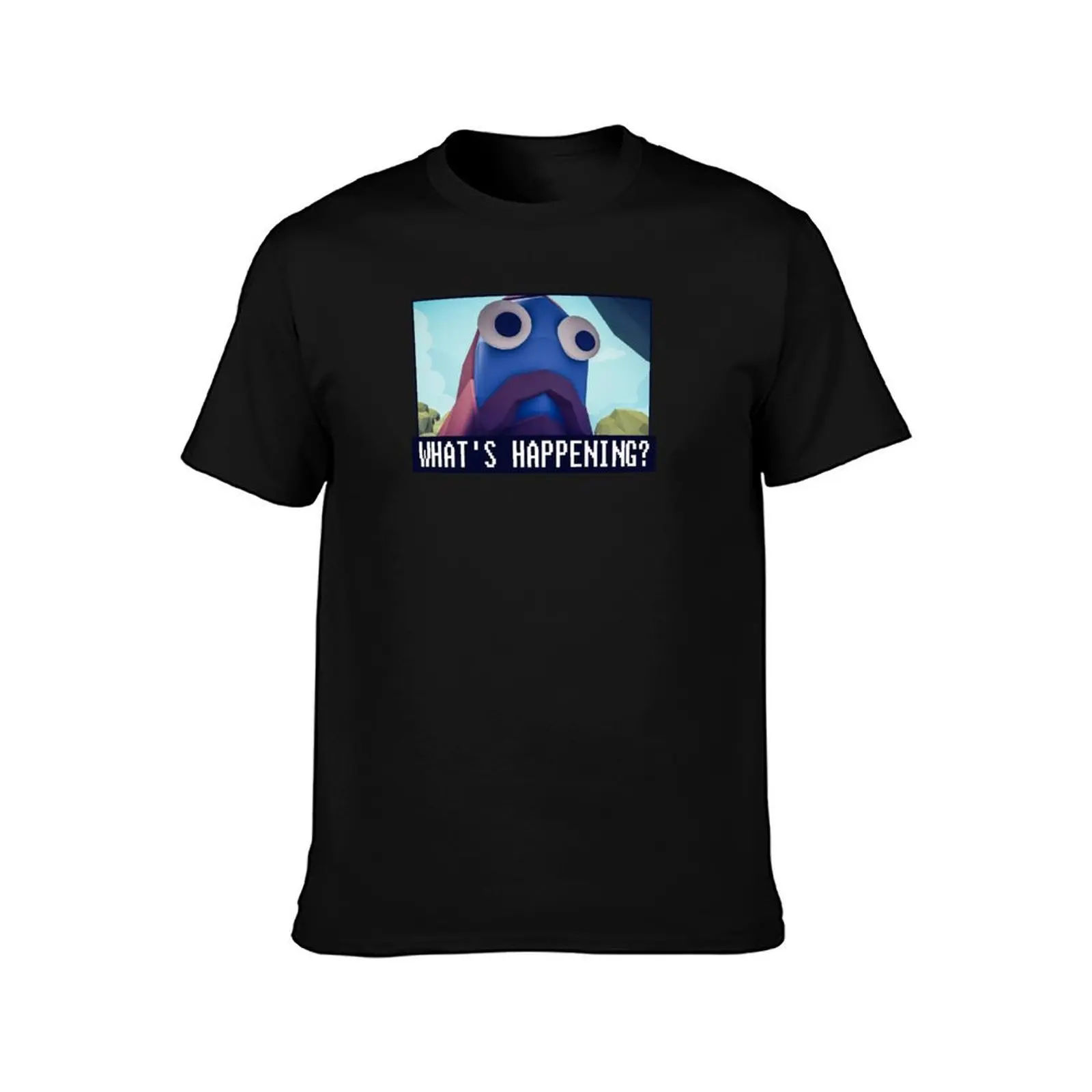 What's happening? Totally Accurate Battle Simulator. A blue giant with surprised eyes. T-Shirt Performance Dry Fit T-Shirt