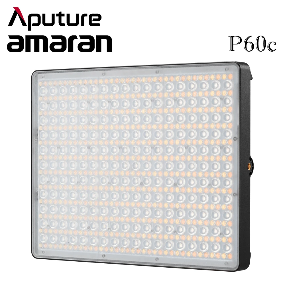 Aputure Amaran P60c LED Video Light RGB 2500K-7500K for Professional Photography Lighting for Tiktok Video Shooting Panel Lamp