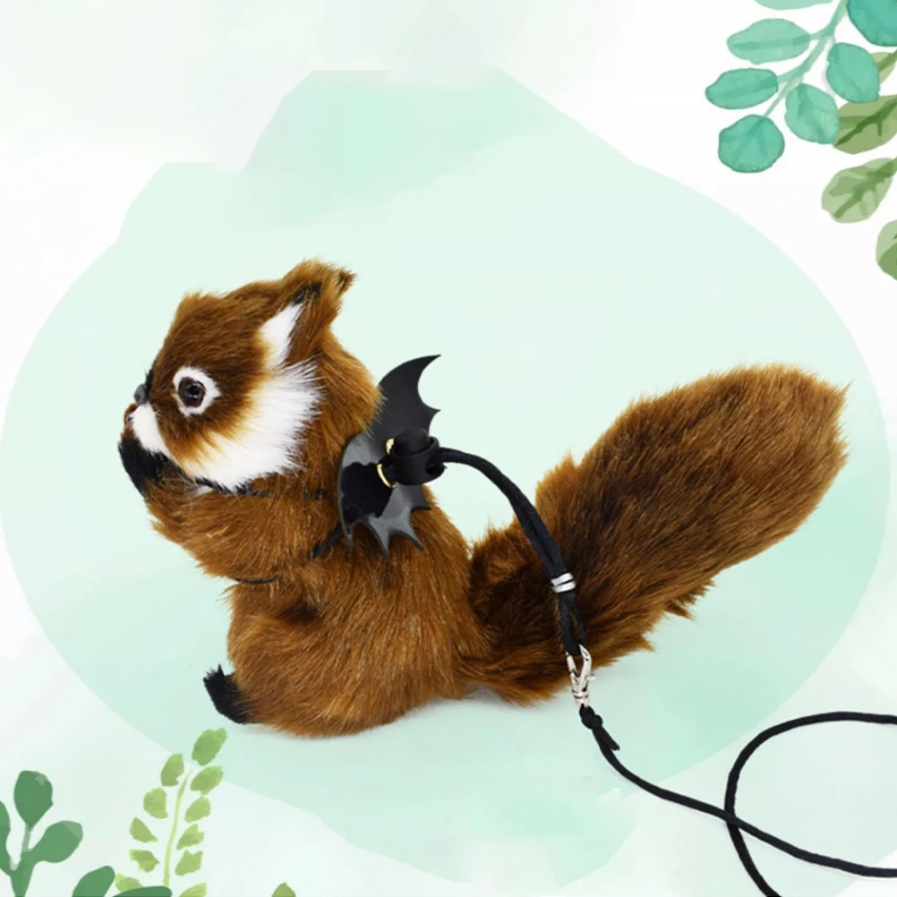 

Small Animal Traction Squirrel Harness Wing Pet Hauling Cable Outdoor Accessories Durable Polyester Rope Lightweight