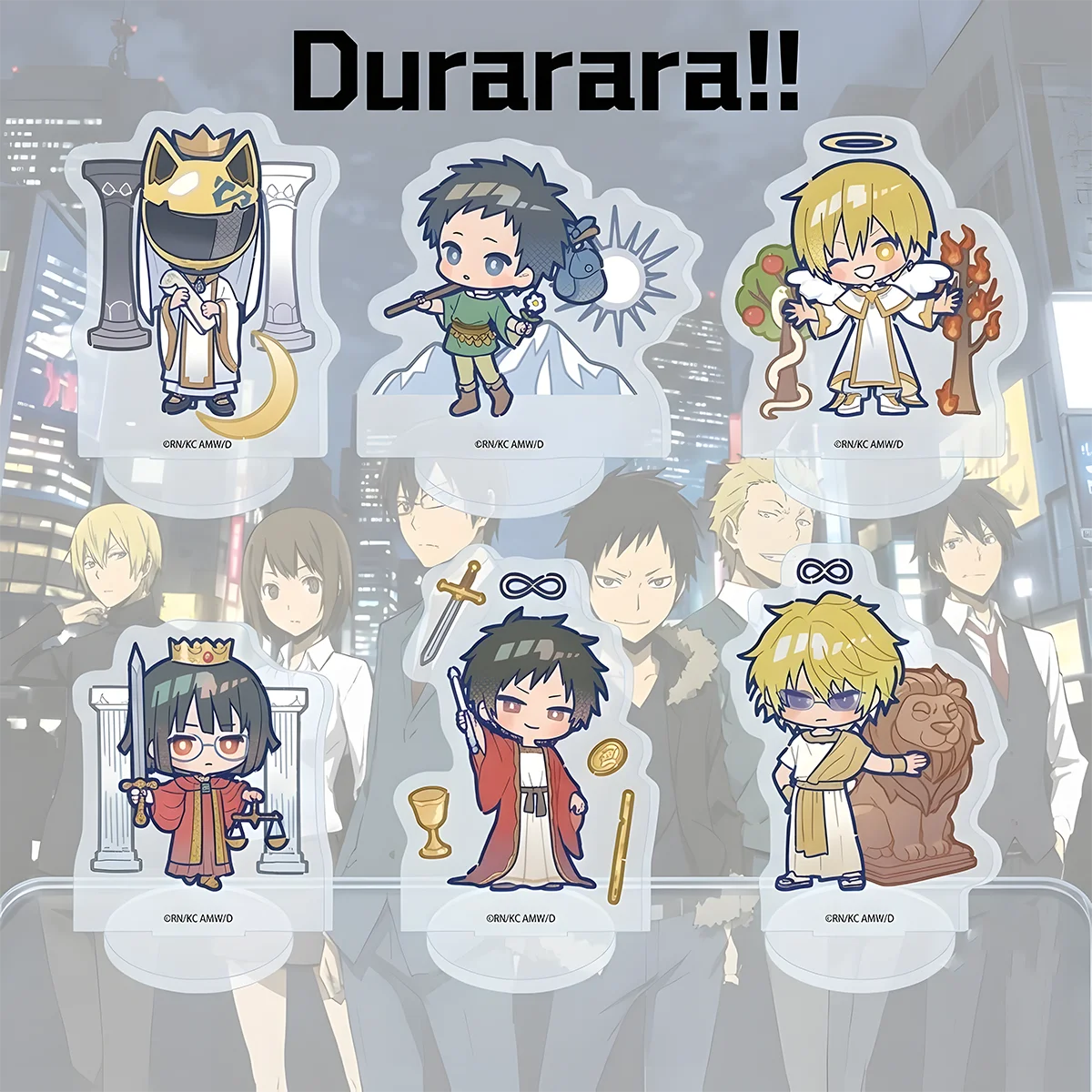 Anime Durarara 10cm Acrylic Stand,Otaku Gift,Izaya Mikado,anime club exhibition wall shelf decor Xmas souvenir keychain