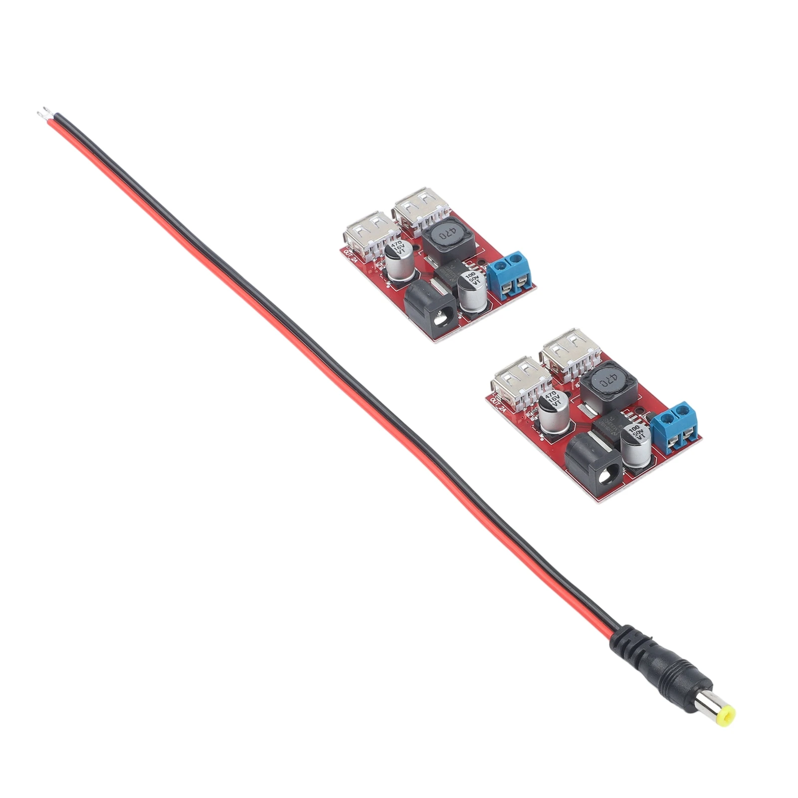 Automatic Solar Charging Module Solar Power Part Step-down Module 50x35x12mm Solar Charger 5V 3A Output 6V-40V Input