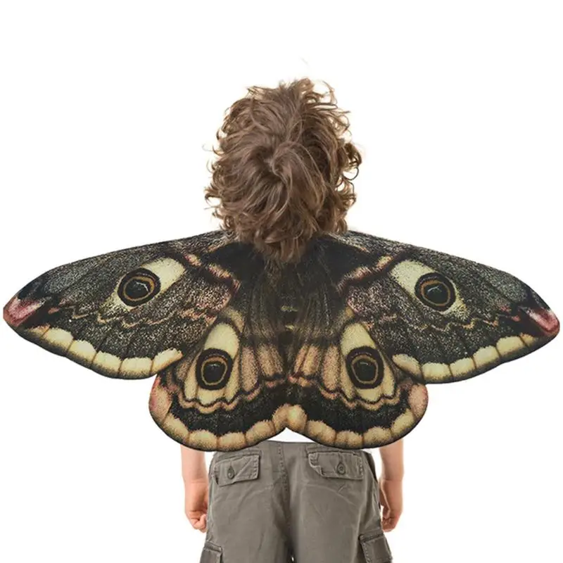 Halloween Kids Butterfly Wings Moth Wings Decoration Costume Cloak Shawl cosplay Dress  Festive Party Supplies  children Favors