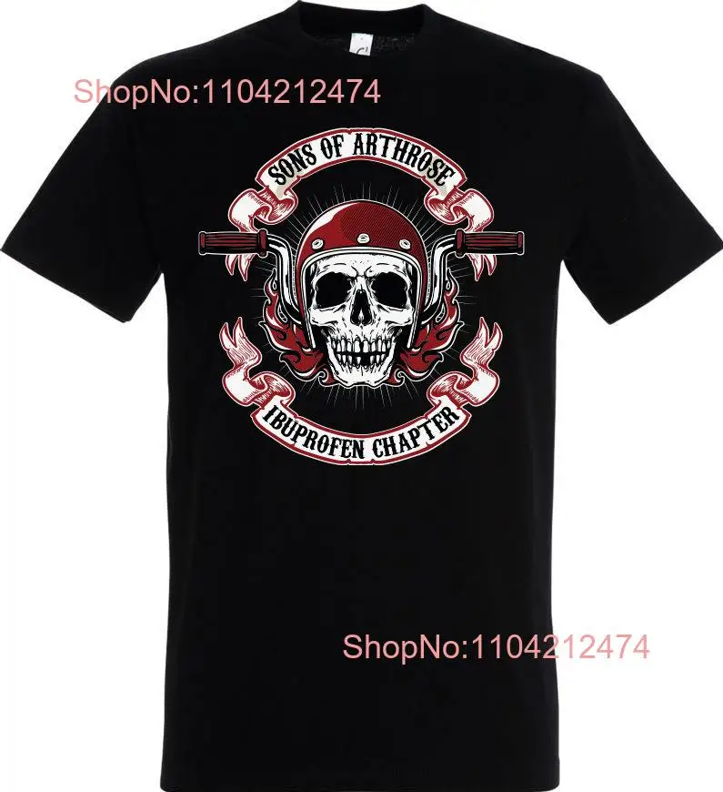 SONS OF Arthrose Arschlecken chapter Bikershirt Motorcycle Club T Shirt MC SOAIArbeit Saying Profession Fun