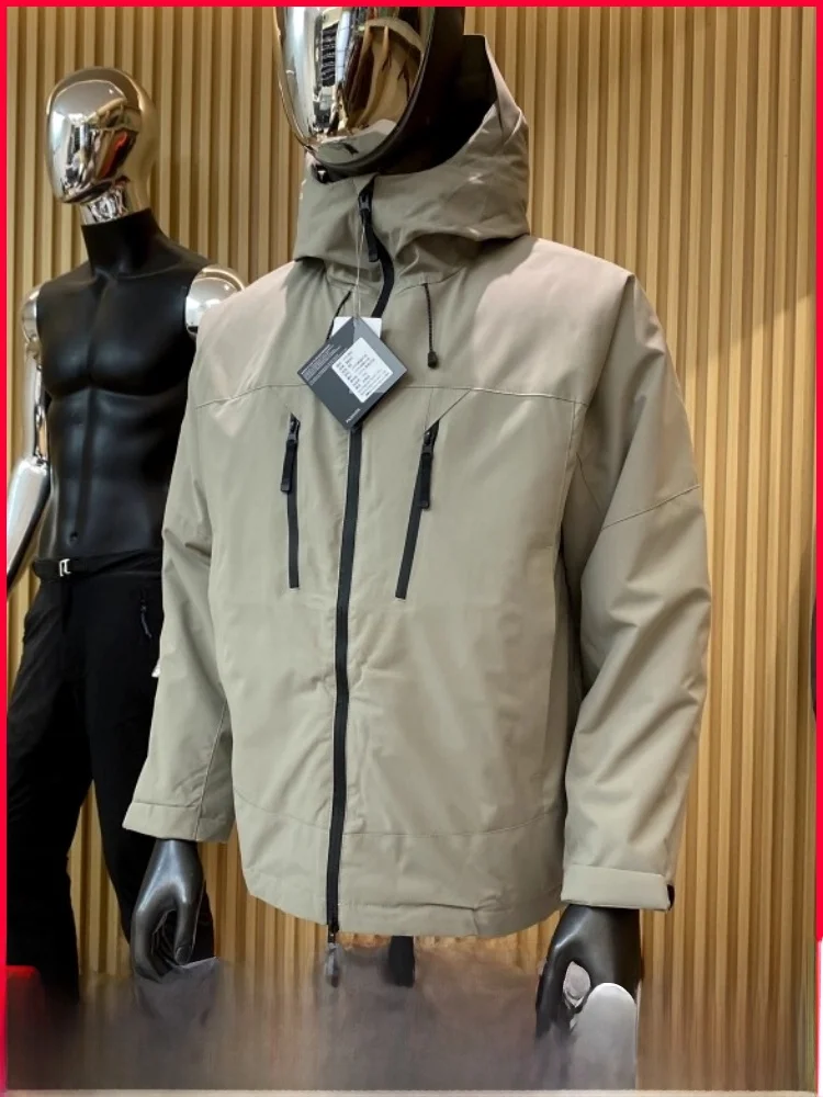 

Waterproof Windproof Cotton Jaet Hooded ex Winter Outdoor Warm Versatile Faionable Zipper Decoration Polyester Fiber