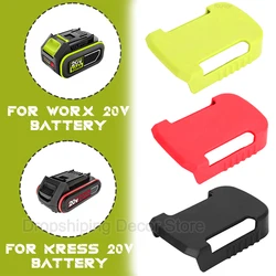 For Worx/Kress 5pin Big feet 20V Lithium Battery Wall Mount Battery Mount Holder Battery Dock Storage Holder for WA3023 WA3055