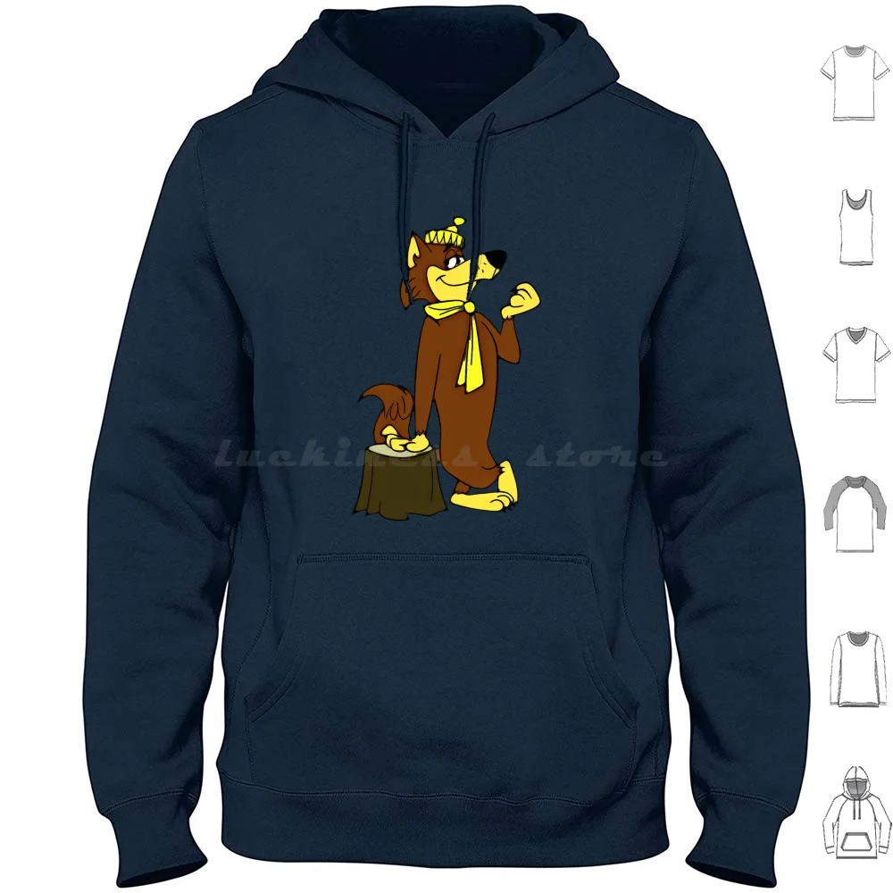 Loopy De Loop, sudaderas con capucha de dibujos animados clásicos de Hanna-Barbera, manga larga, Loopy De Loop, dibujos animados clásicos