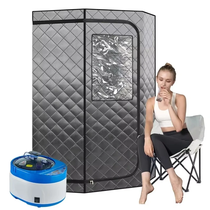 Portable Steam Sauna Full Body Sauna Tent for Home Spa with 4L Sauna Steamer Send From Spain Warehouse