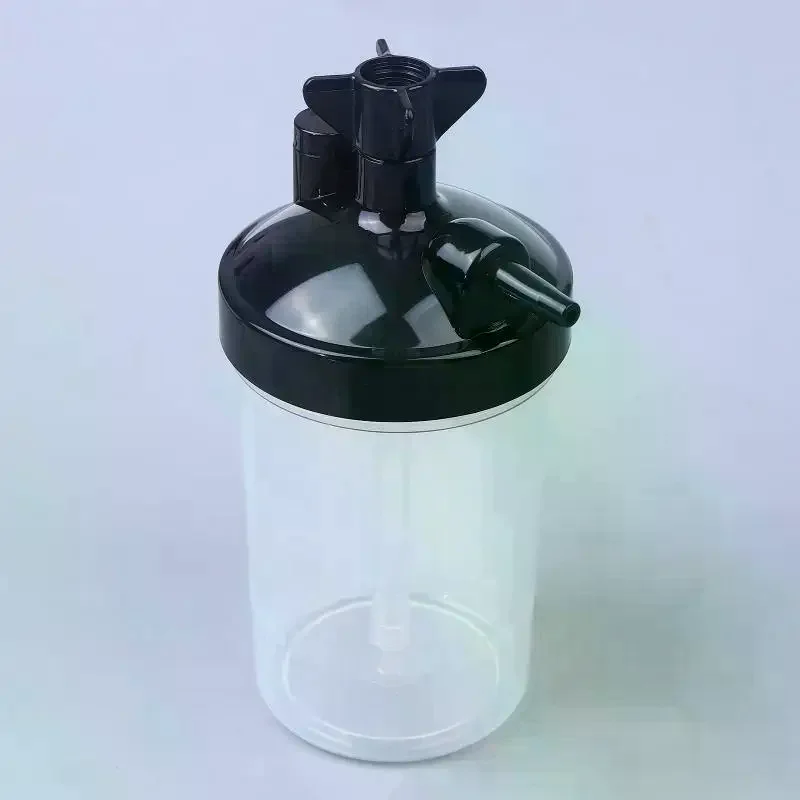 Oxygen Concentrator Humidifier Bubbler Bottle Humidity For Oxygen Concentrator With Tubing Connector Elbow