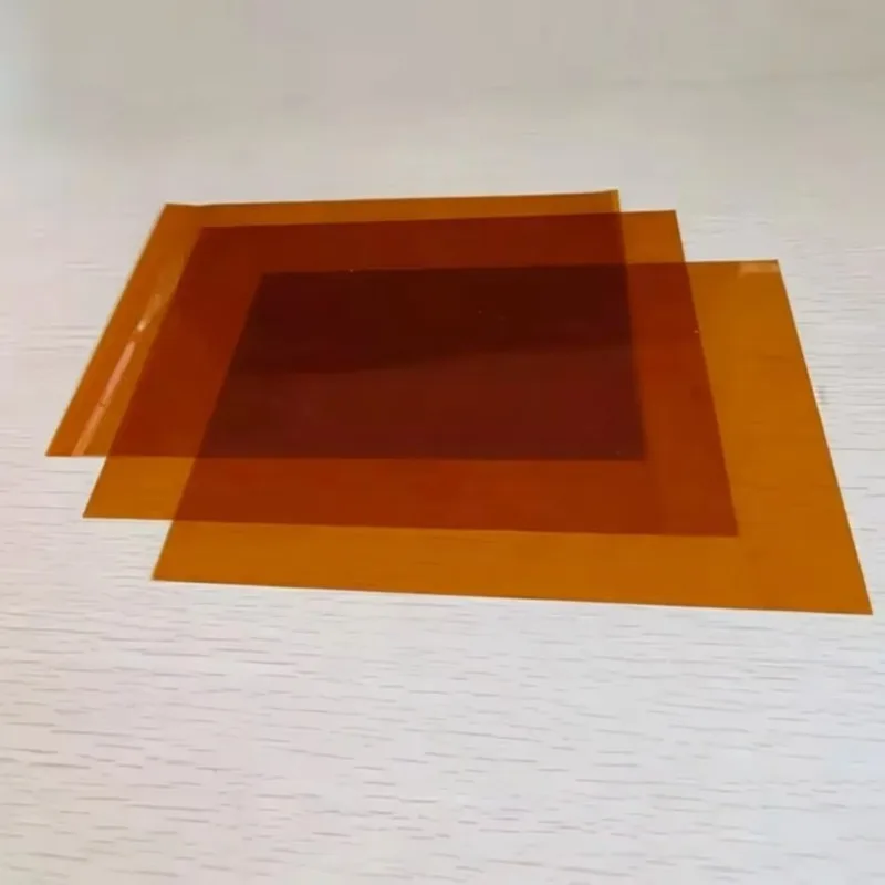 5pcs/lot Polyimide Film Gold PI Original Film 0.1~0.25mm Goldfinger Film A4 Sheet of Paper 210*300mm